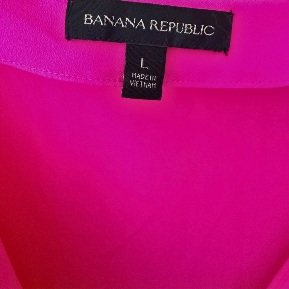 Banana Republic, Pink, Blouse, L - Picture 6 of 6